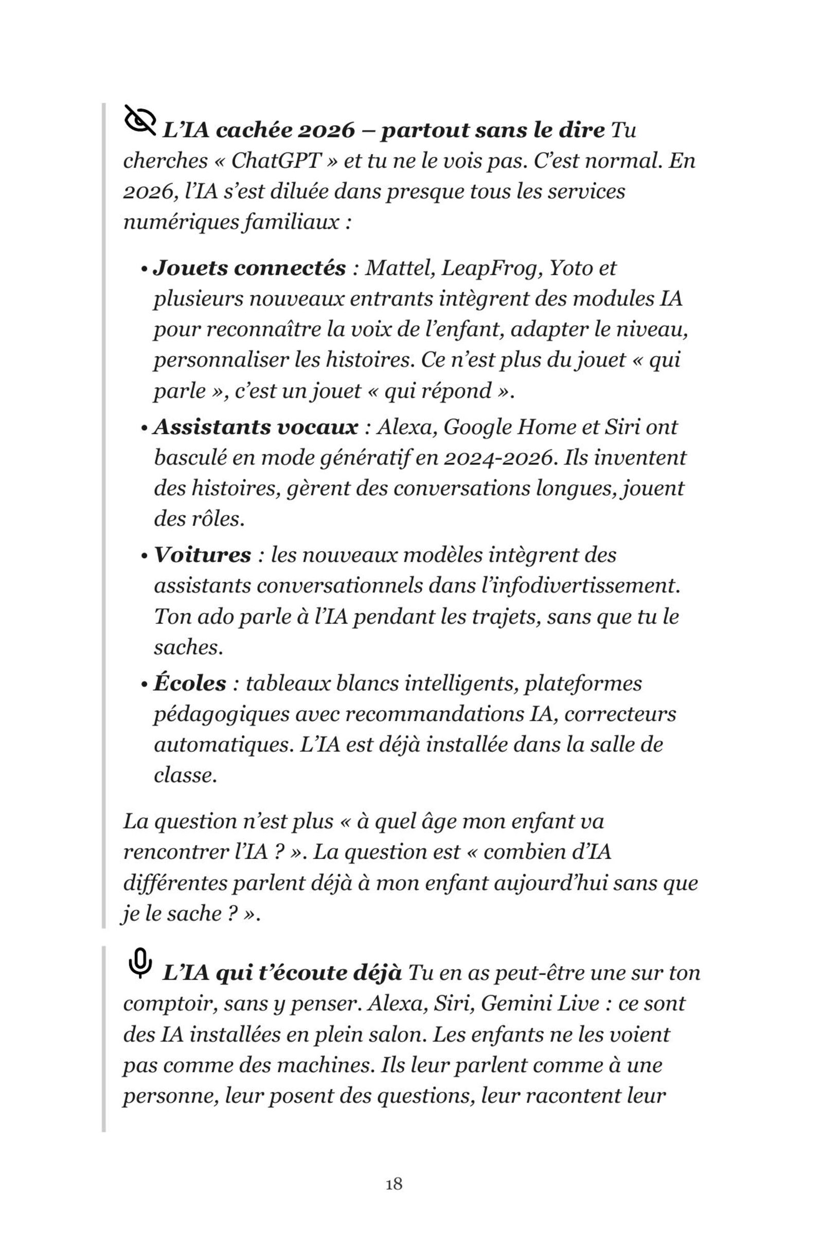 Page 14 de l'extrait de L'IA pour les parents