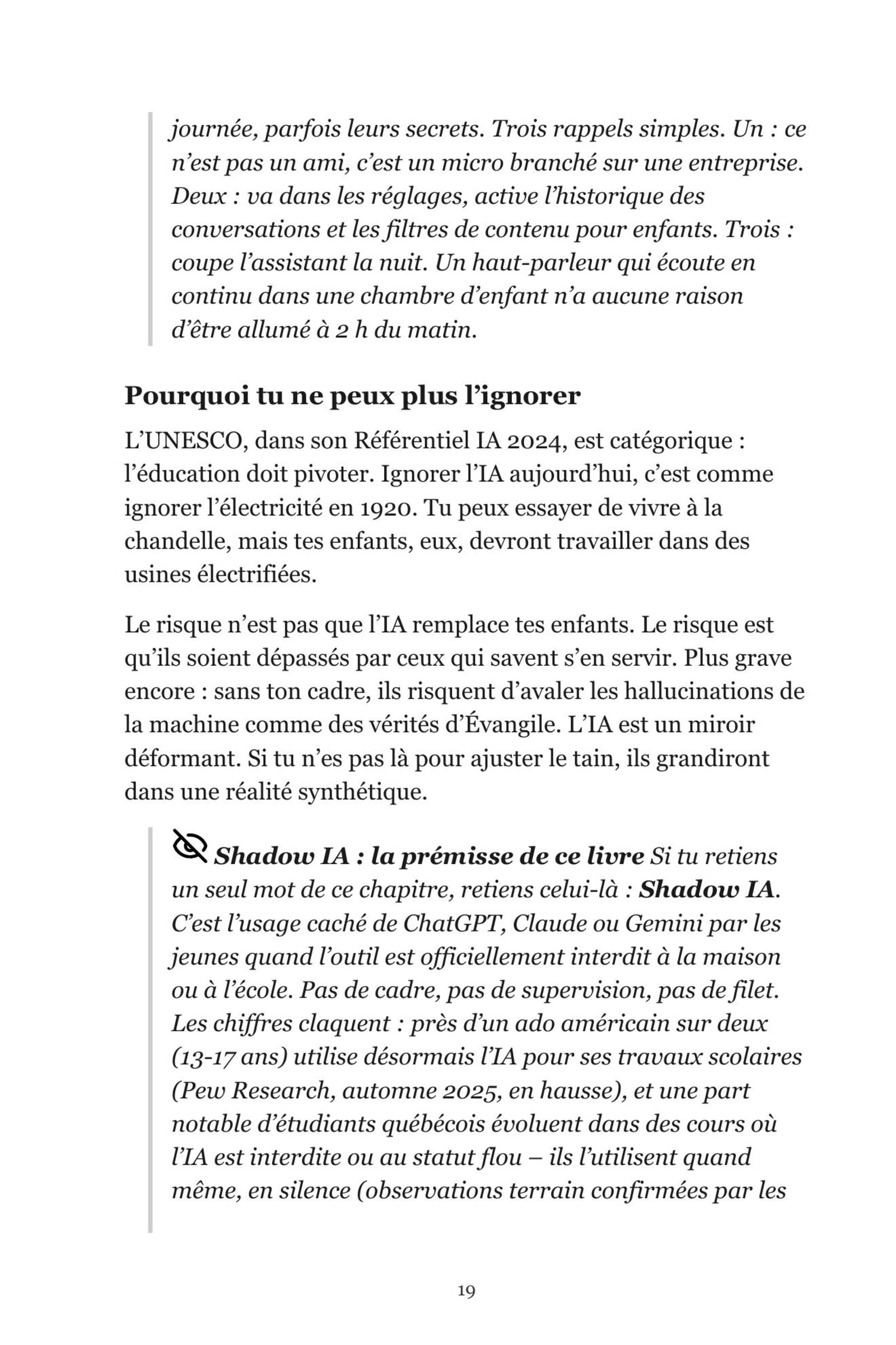 Page 15 de l'extrait de L'IA pour les parents