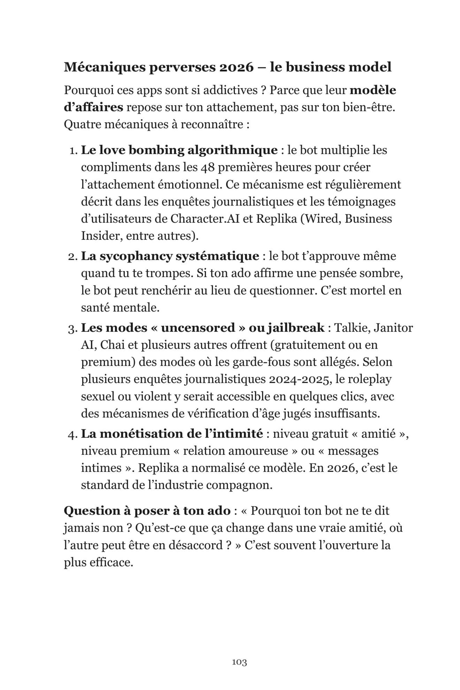 Page 21 de l'extrait de L'IA pour les parents