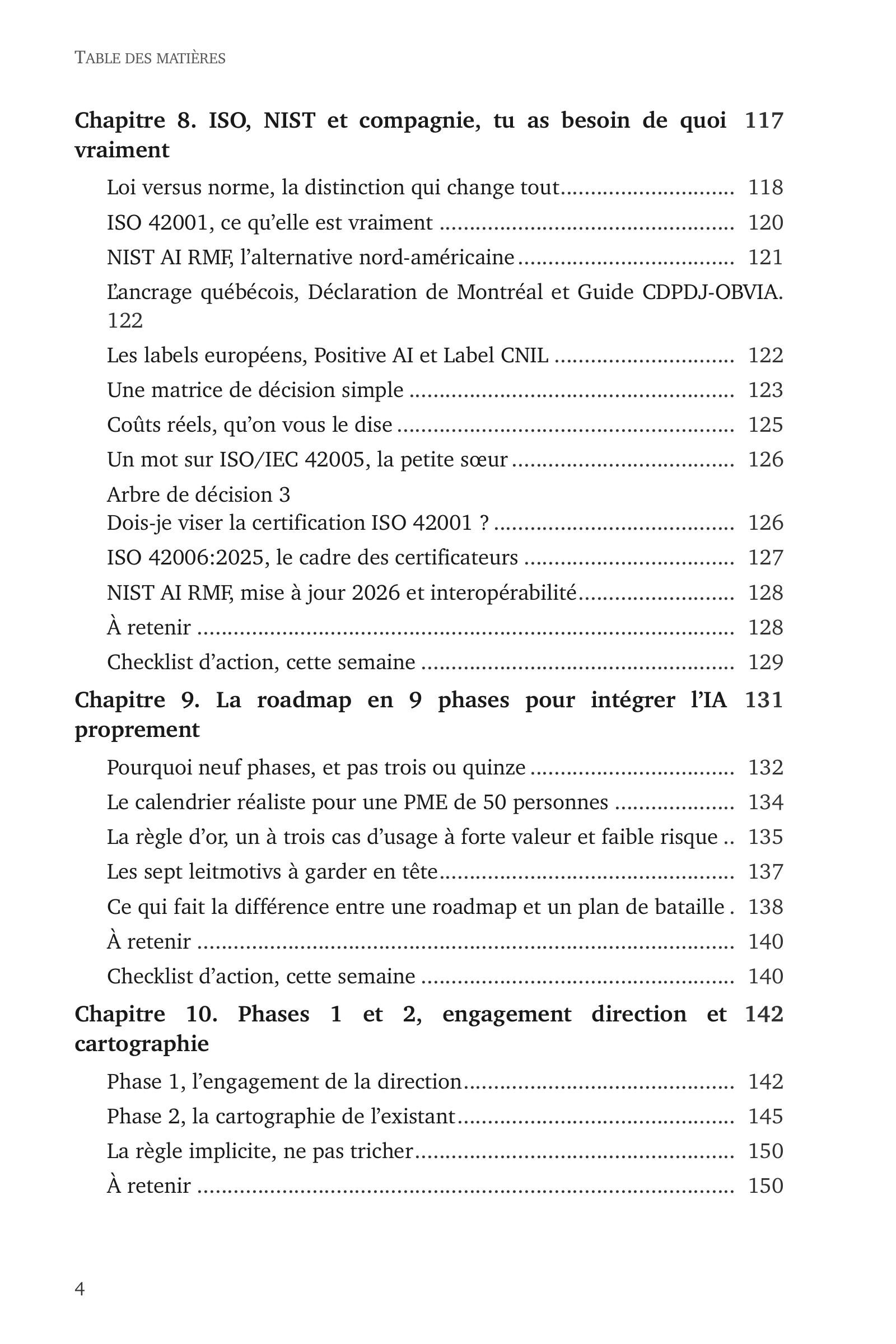 Page 4 de l'extrait de L'IA sans se faire poursuivre