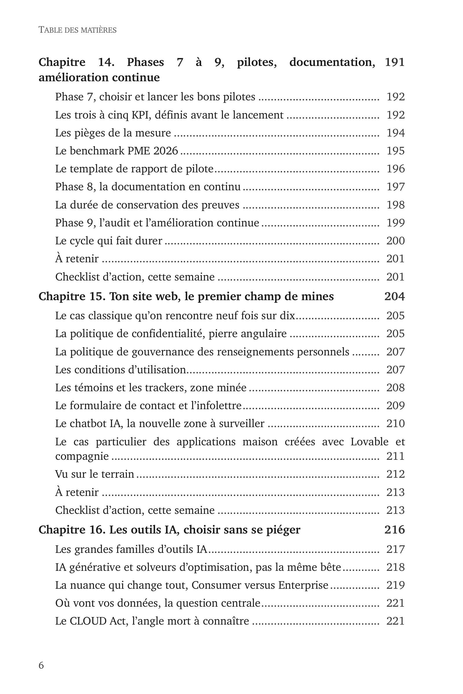 Page 6 de l'extrait de L'IA sans se faire poursuivre