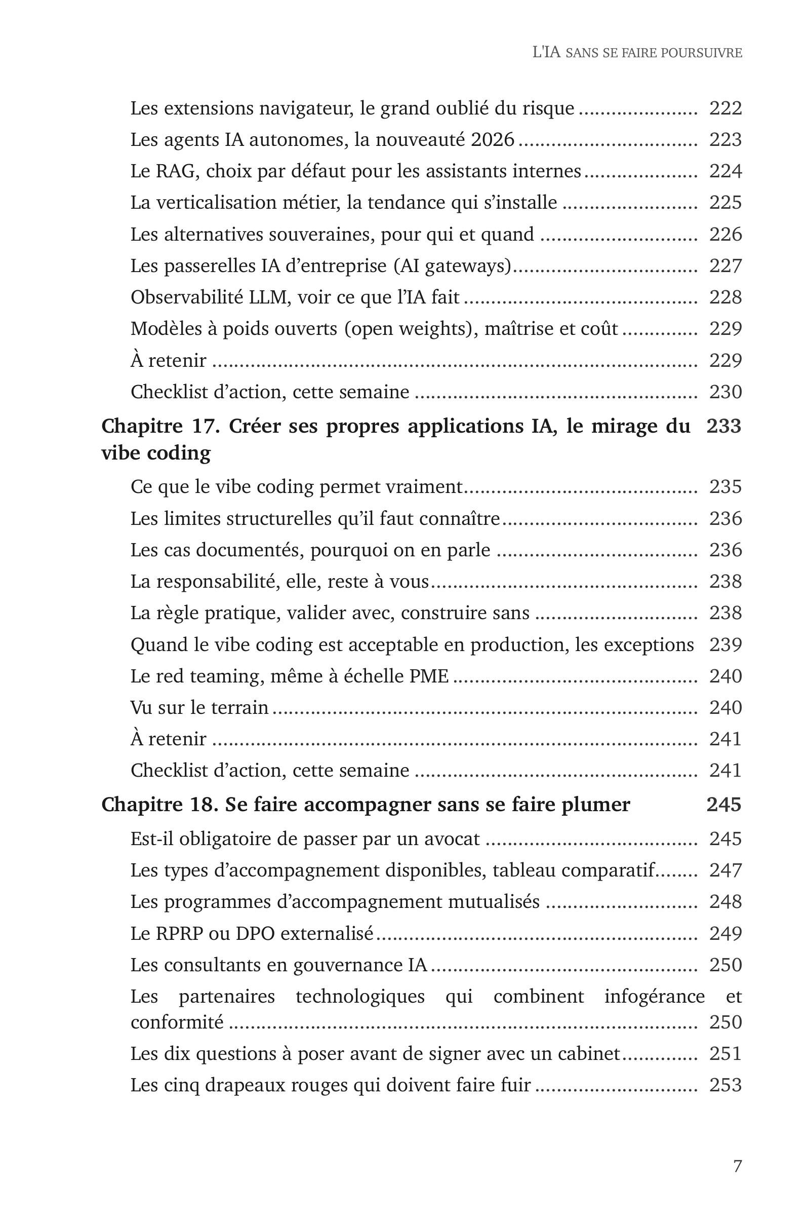 Page 7 de l'extrait de L'IA sans se faire poursuivre