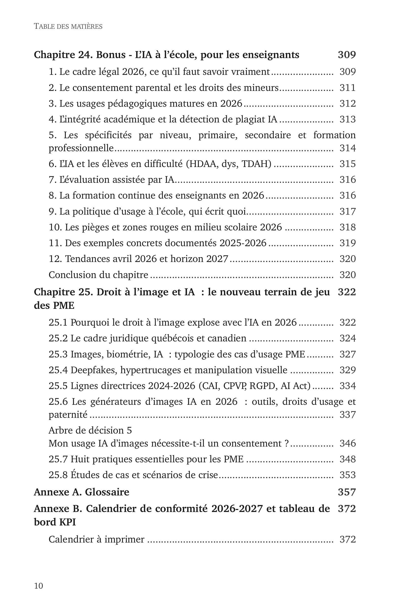 Page 10 de l'extrait de L'IA sans se faire poursuivre