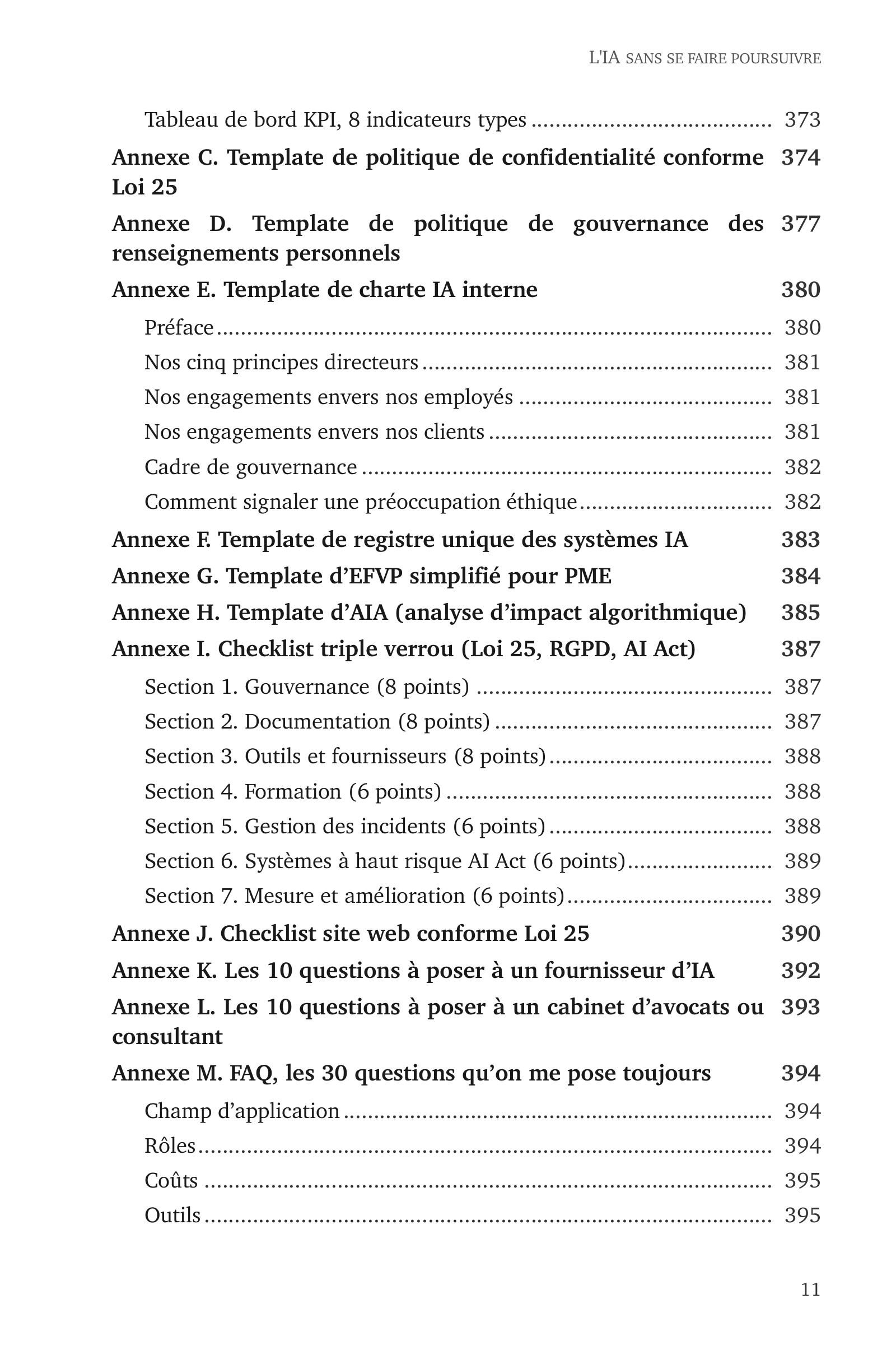 Page 11 de l'extrait de L'IA sans se faire poursuivre