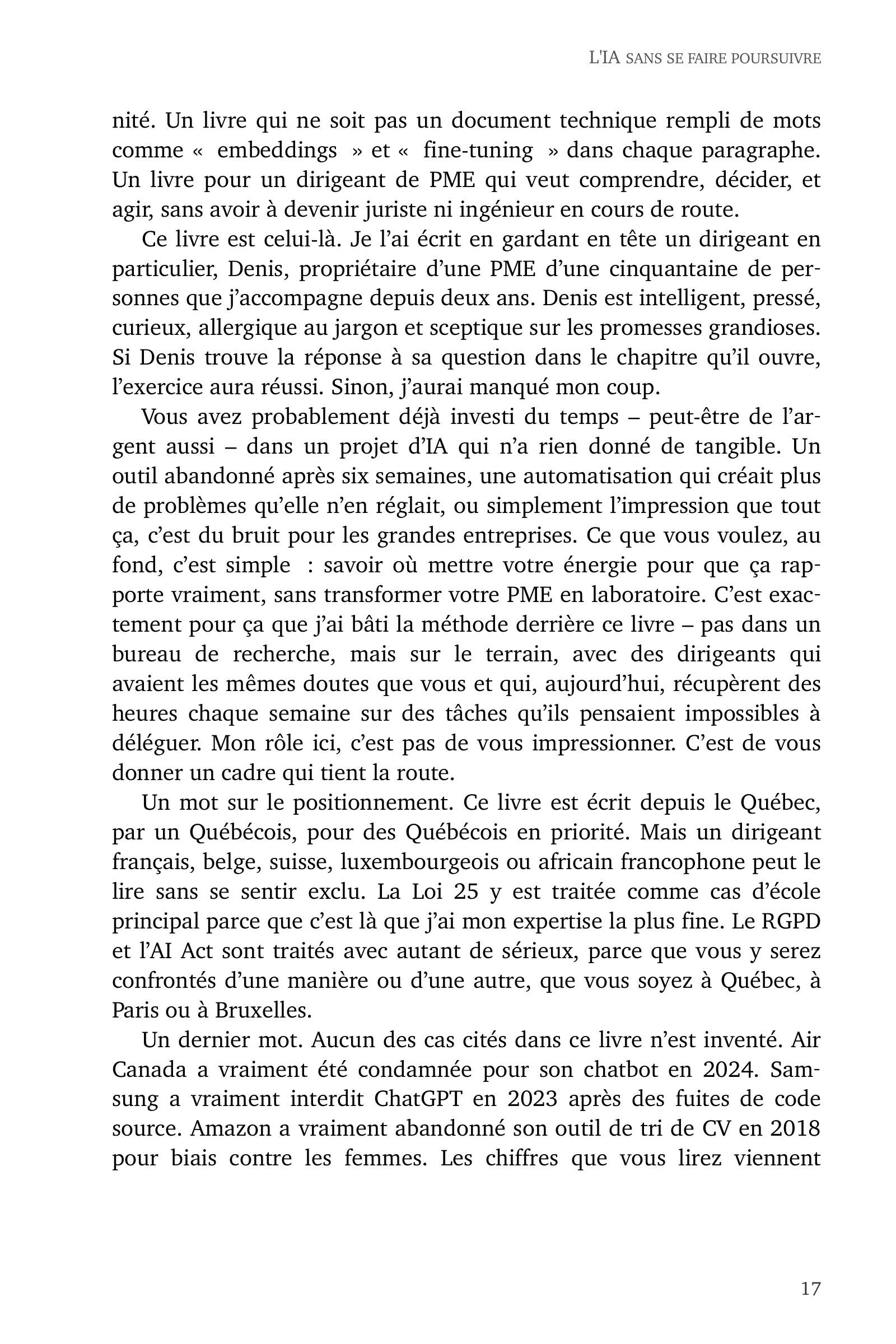 Page 17 de l'extrait de L'IA sans se faire poursuivre