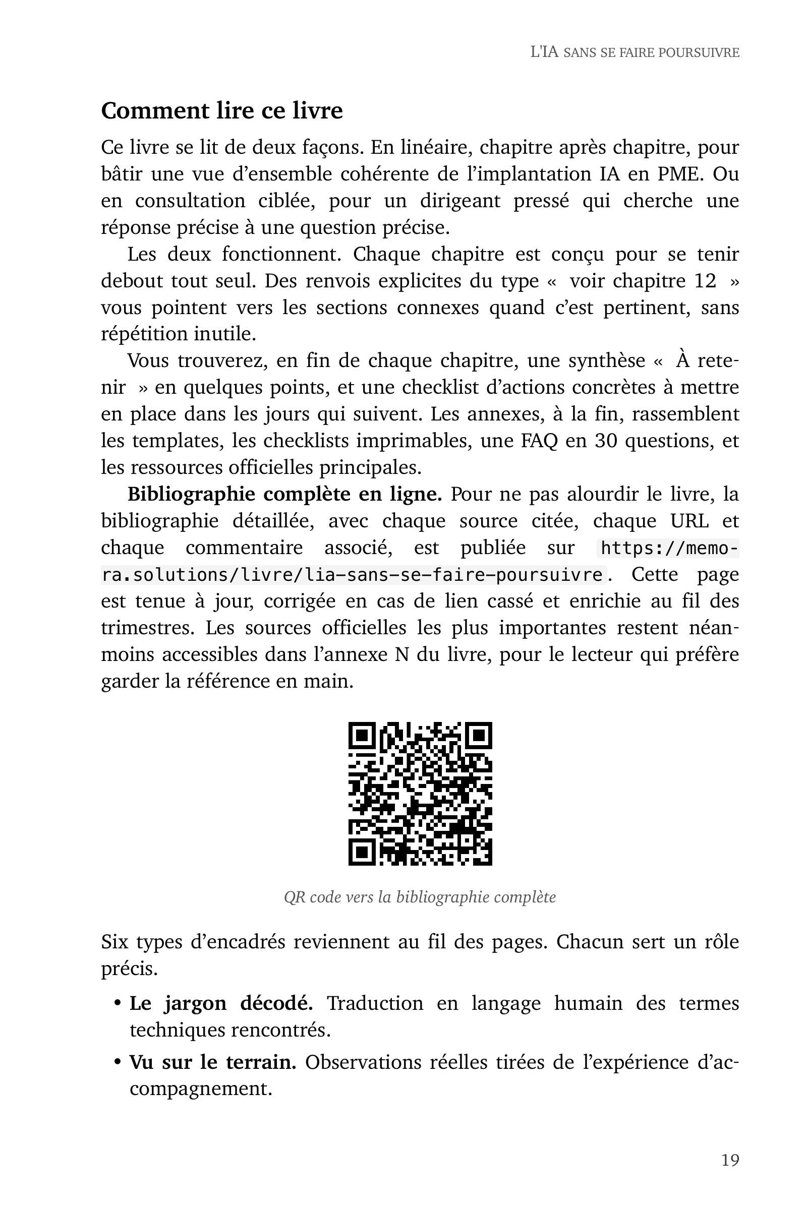 Page 19 de l'extrait de L'IA sans se faire poursuivre