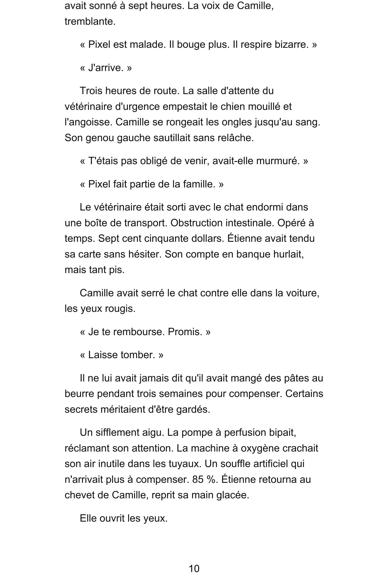 Page 11 de l'extrait de Nexus Neural : Tome 1 - L'Éveil