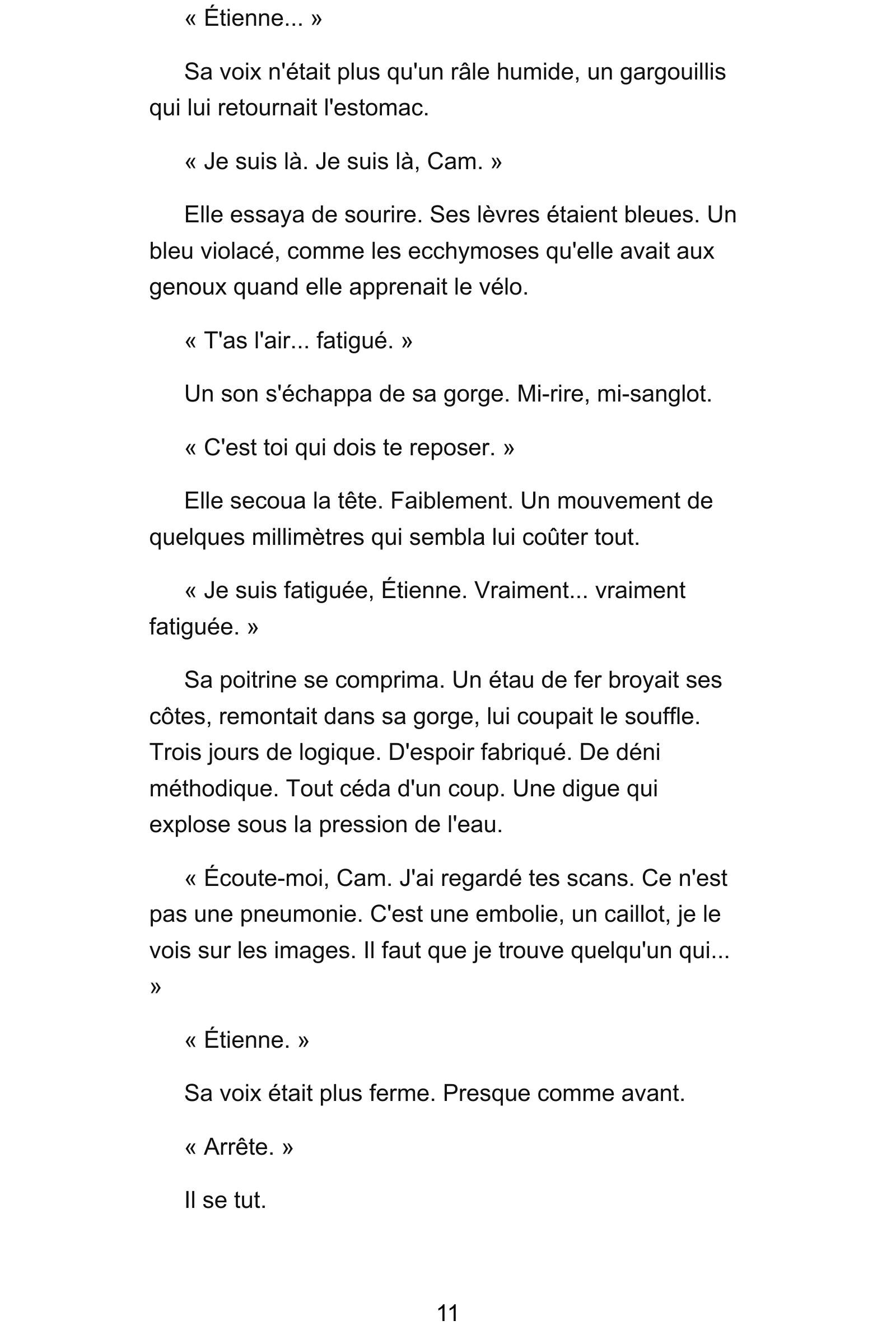 Page 12 de l'extrait de Nexus Neural : Tome 1 - L'Éveil