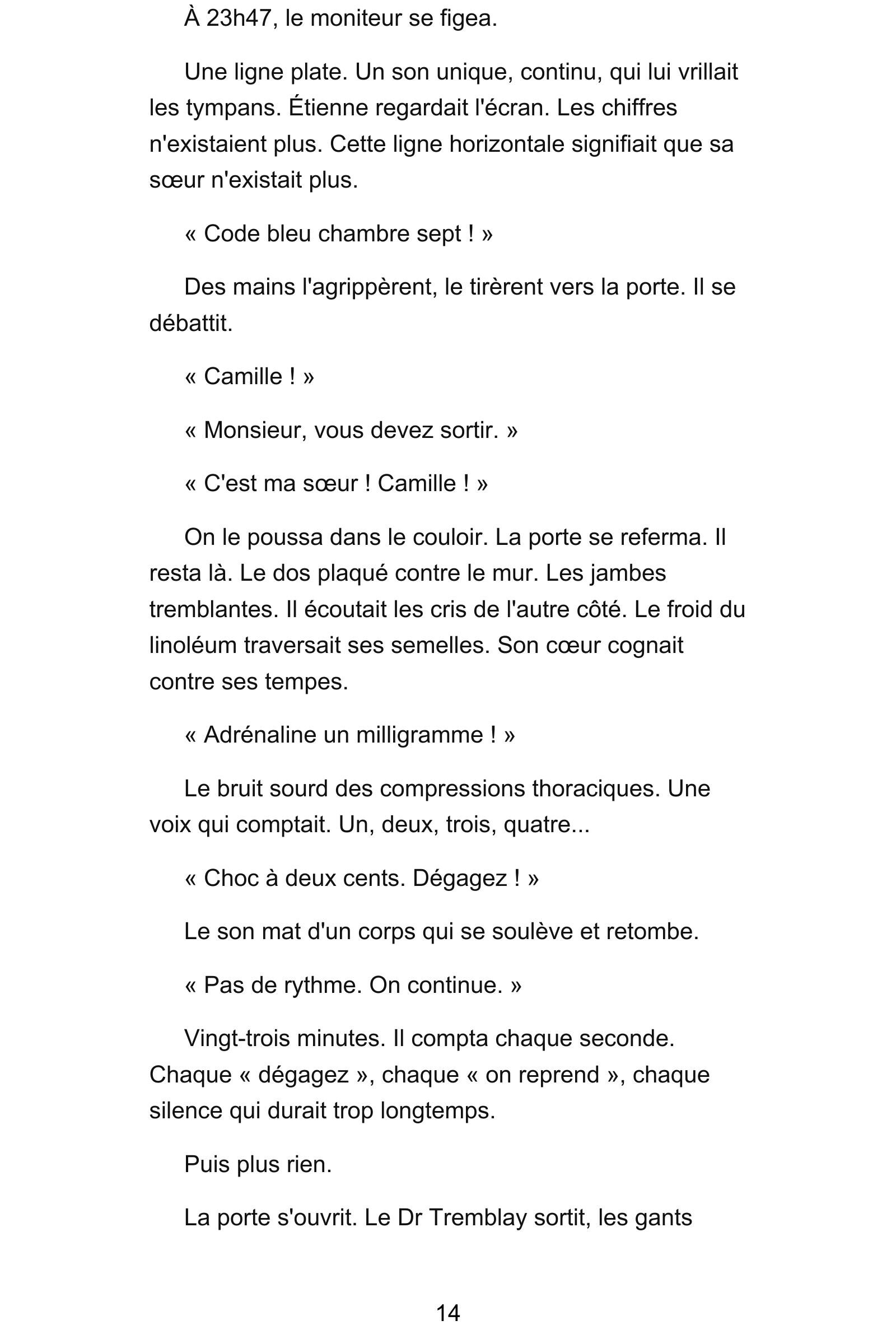 Page 15 de l'extrait de Nexus Neural : Tome 1 - L'Éveil