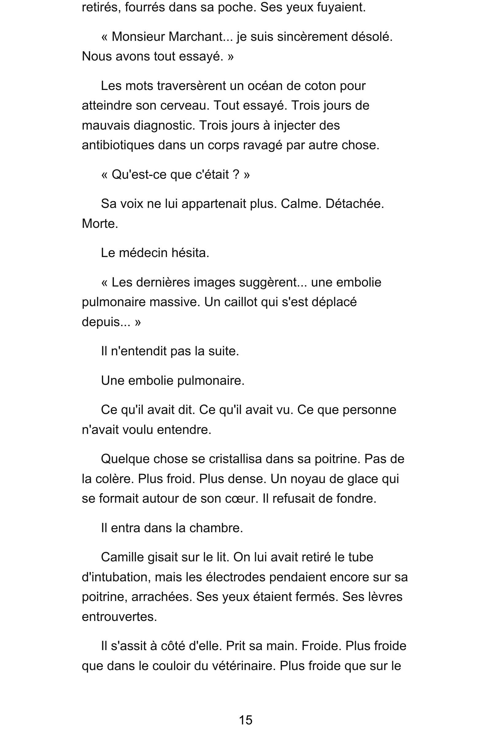 Page 16 de l'extrait de Nexus Neural : Tome 1 - L'Éveil
