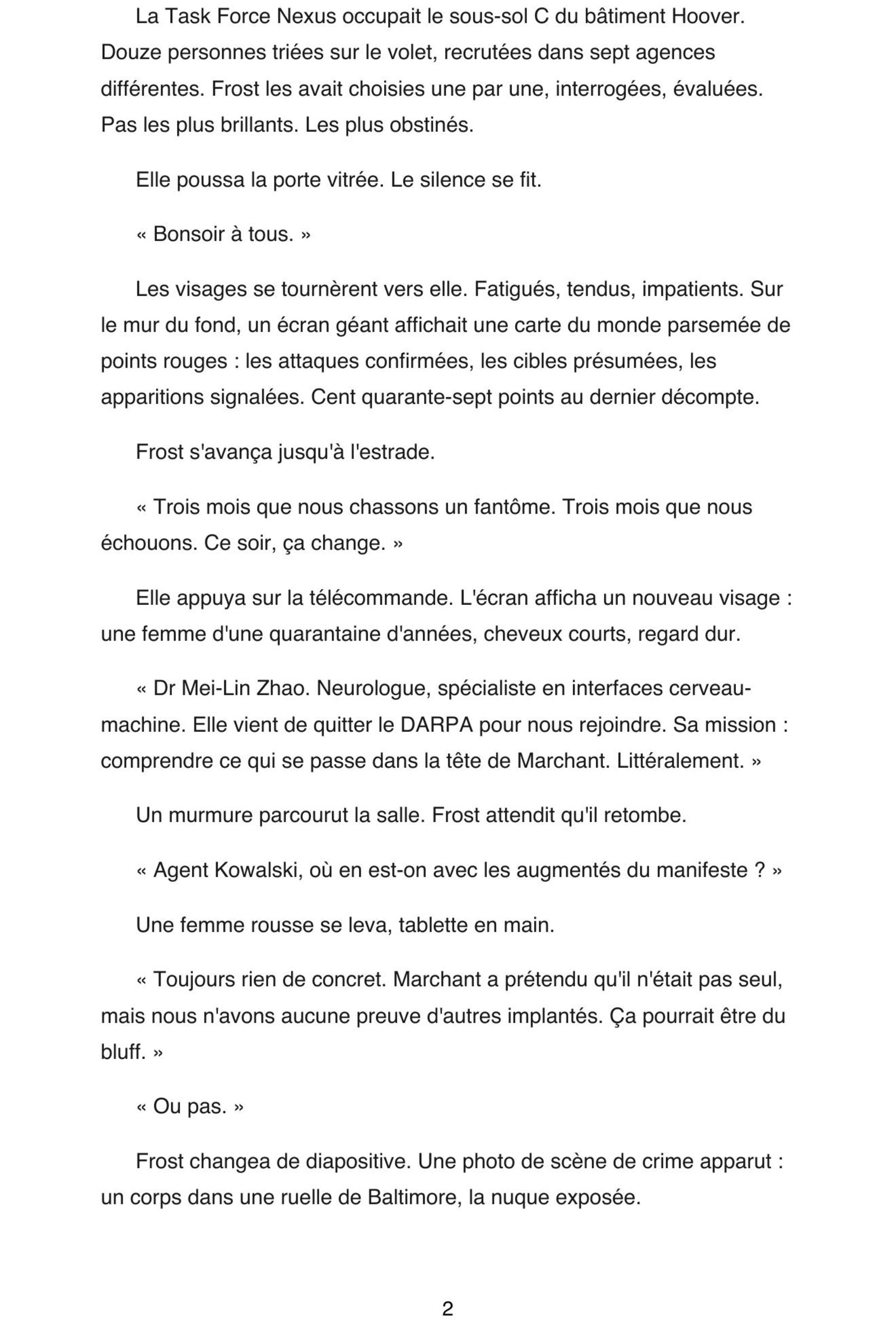 Page 4 de l'extrait de Nexus Neural : Tome 2 - L'Expansion