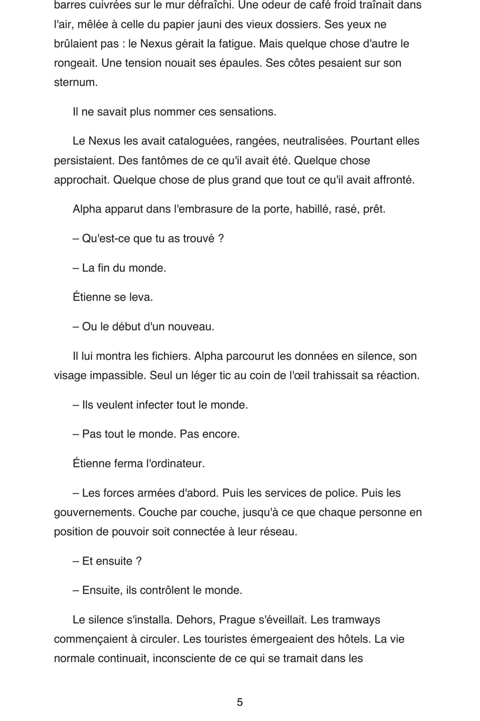 Page 7 de l'extrait de Nexus Neural : Tome 3 - La Singularité