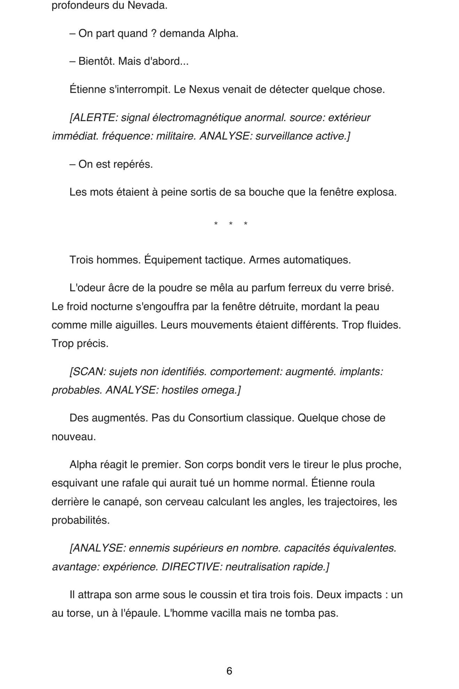 Page 8 de l'extrait de Nexus Neural : Tome 3 - La Singularité