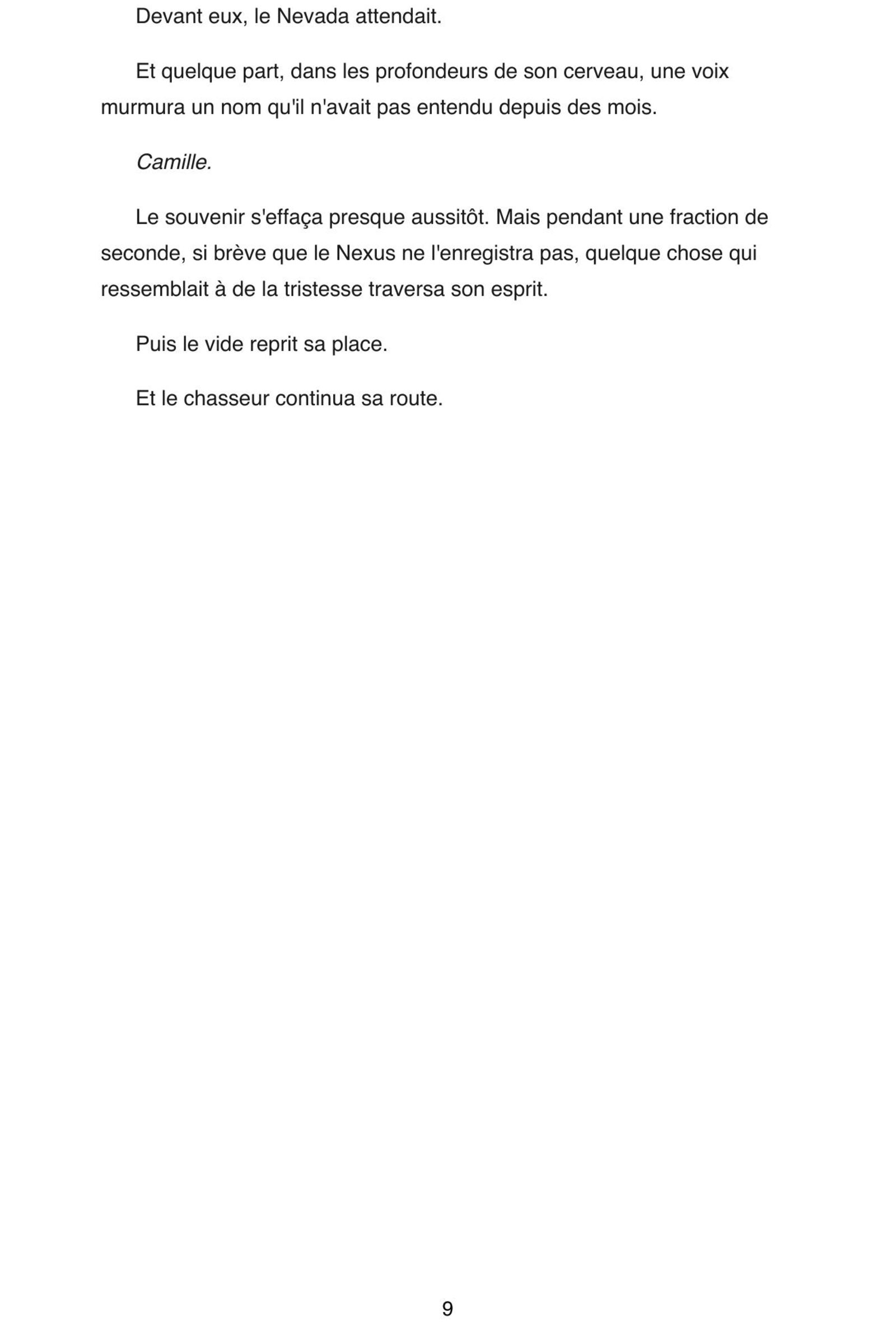 Page 11 de l'extrait de Nexus Neural : Tome 3 - La Singularité
