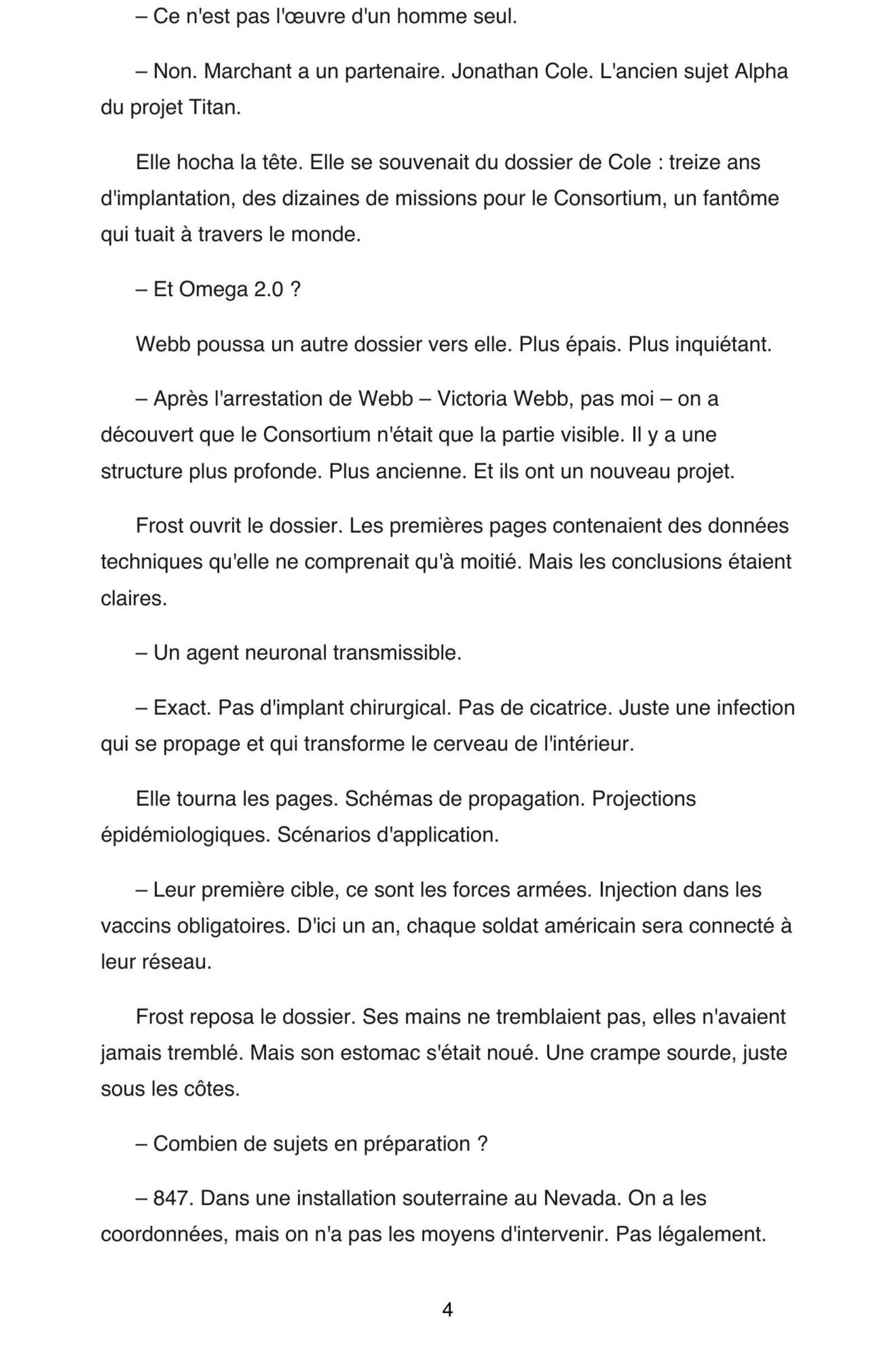 Page 15 de l'extrait de Nexus Neural : Tome 3 - La Singularité