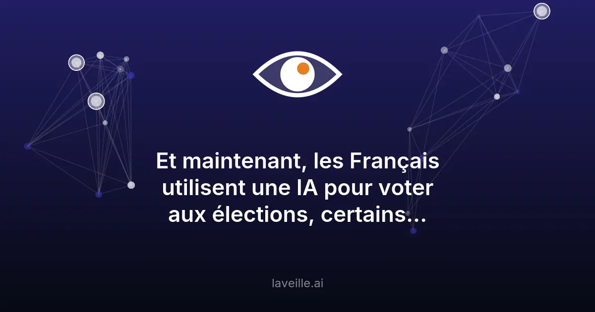IA et élections : 16% des Français influencés