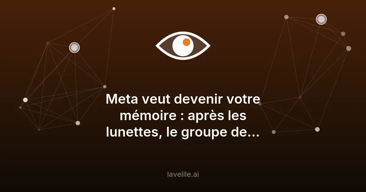 Meta développe un pendentif connecté à l'IA