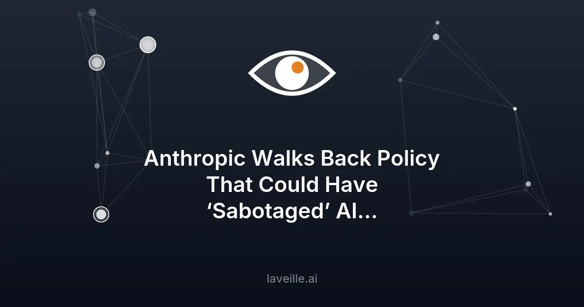 Anthropic revient sur sa politique controversée pour Claude Fable 5
