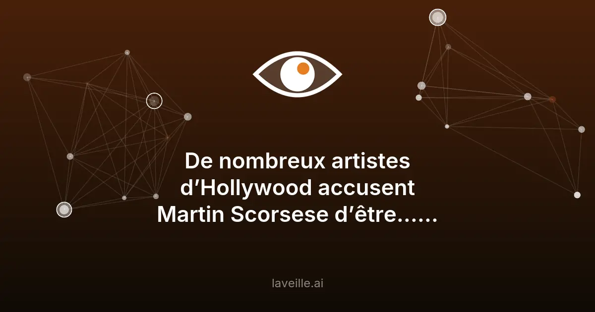 Martin Scorsese critiqué pour son partenariat avec une IA générative