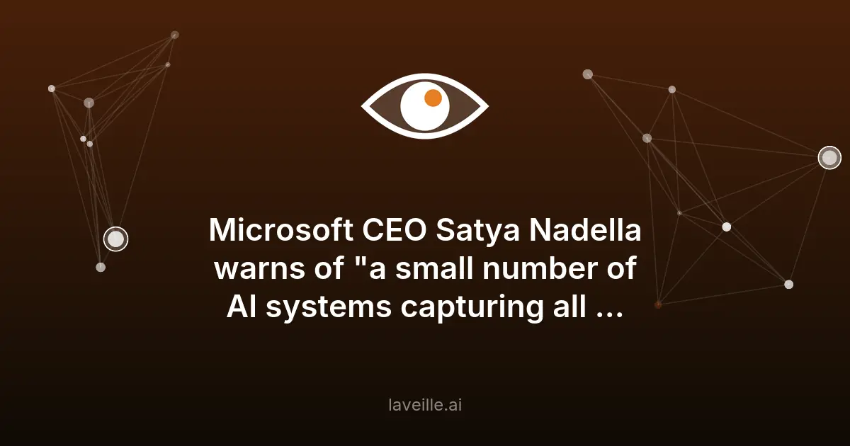 IA : l'avertissement stratégique de Satya Nadella