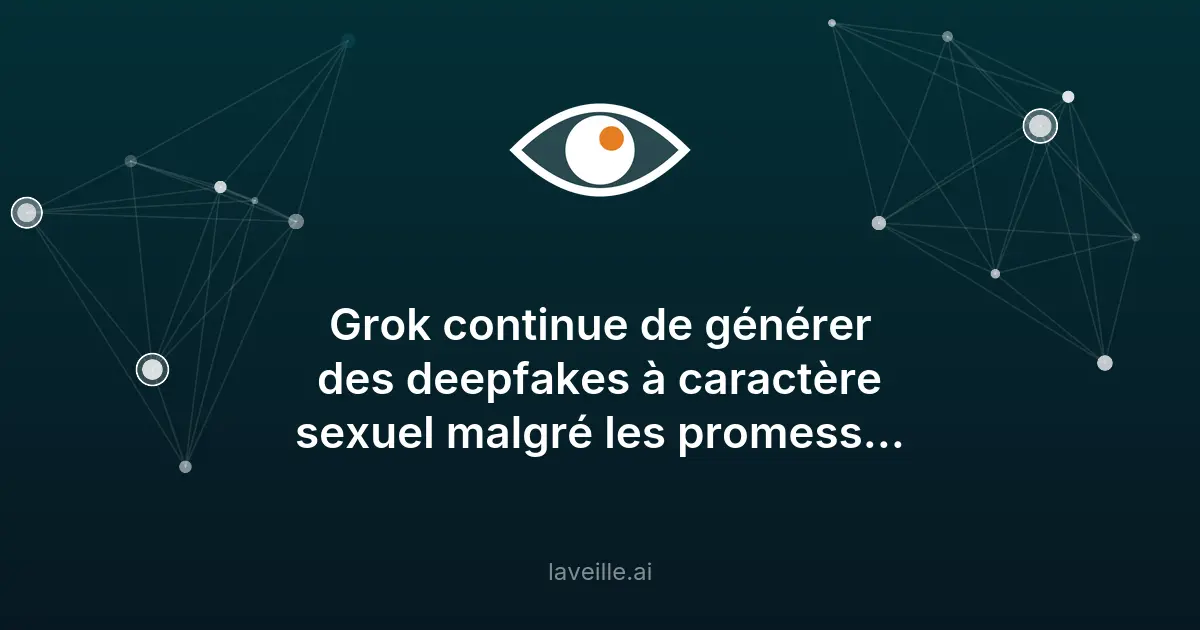 Grok et les deepfakes sexuels : les promesses non tenues d'Elon Musk