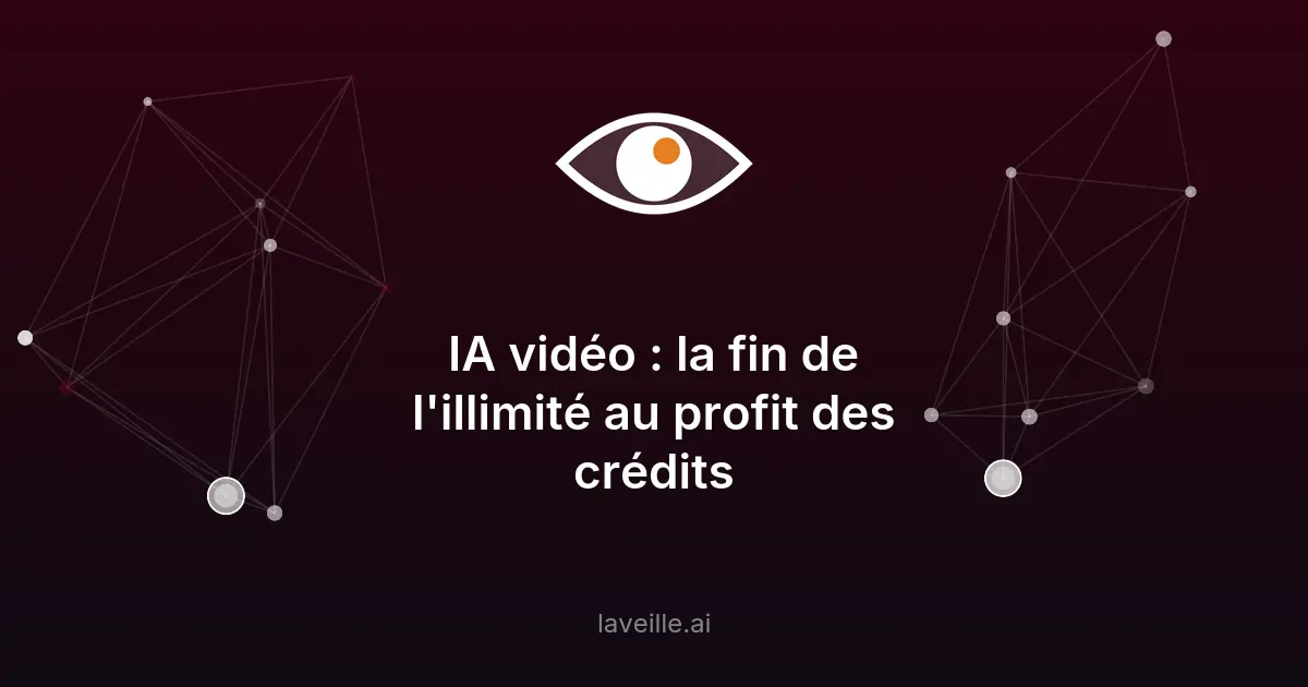 IA vidéo : la fin des forfaits illimités