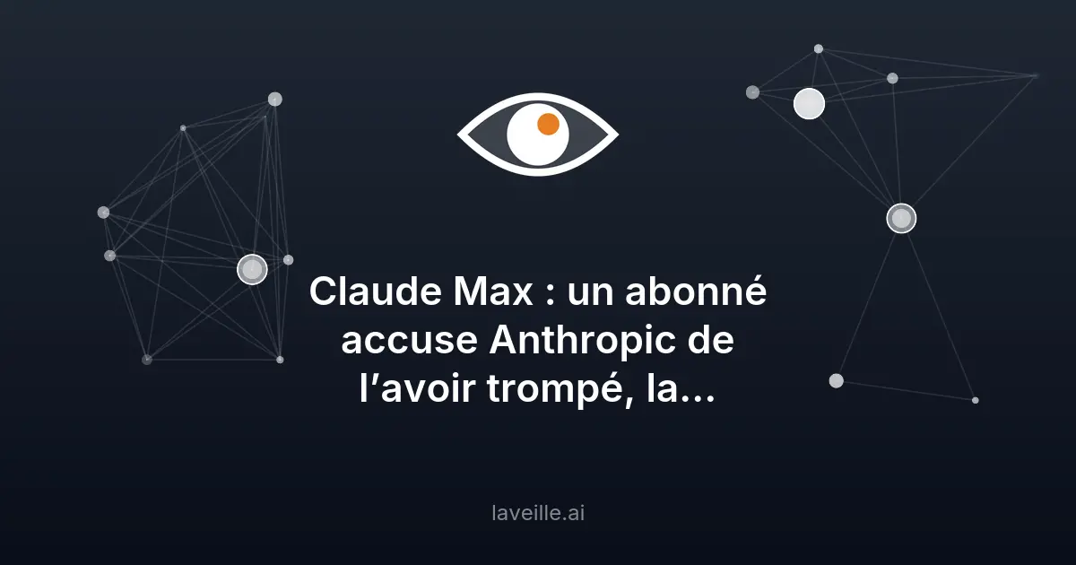 Claude Max : plainte contre Anthropic pour publicité trompeuse