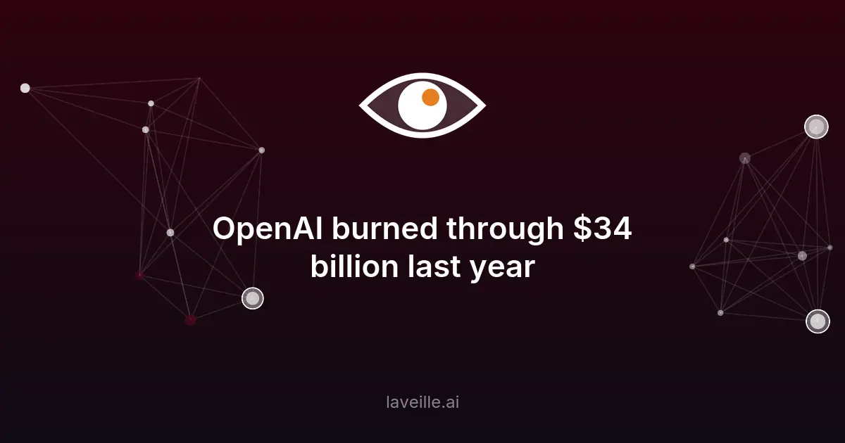 OpenAI dépense 34 milliards en un an