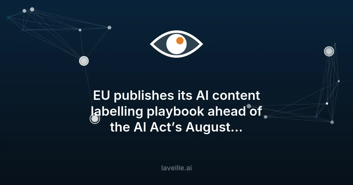 UE : nouvelles règles d'étiquetage des contenus IA