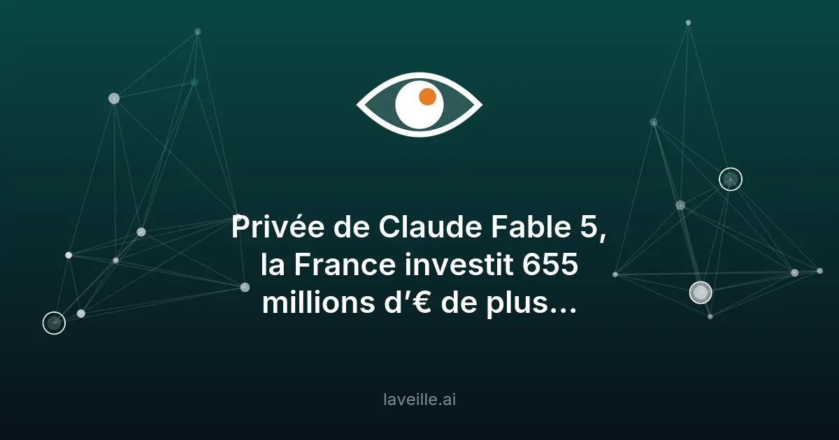 France investit 655M€ dans l'IA souveraine après embargo US