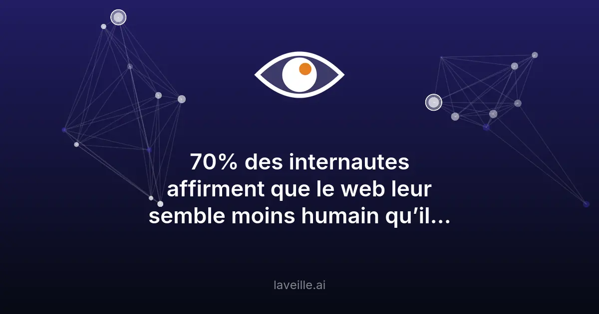 Fatigue de l'IA : 70% des internautes préfèrent le web humain