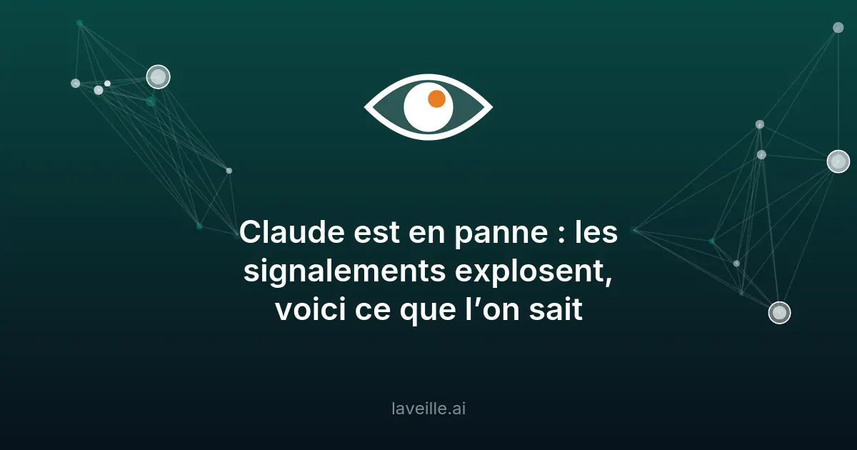 Panne de Claude : les signalements explosent