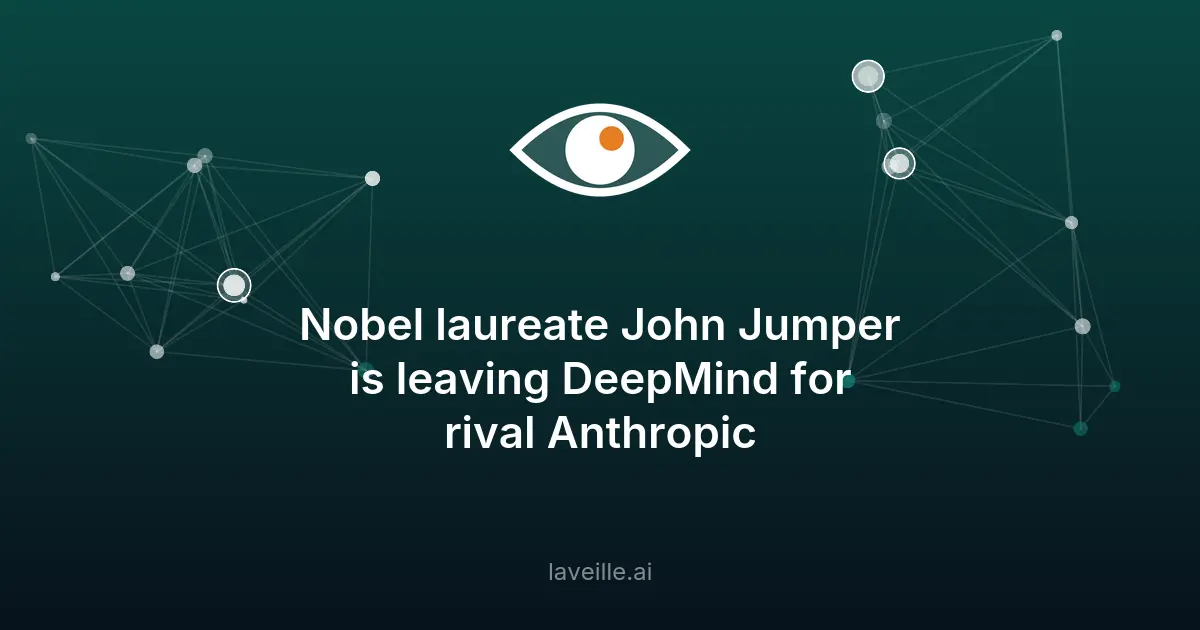 John Jumper quitte DeepMind pour Anthropic