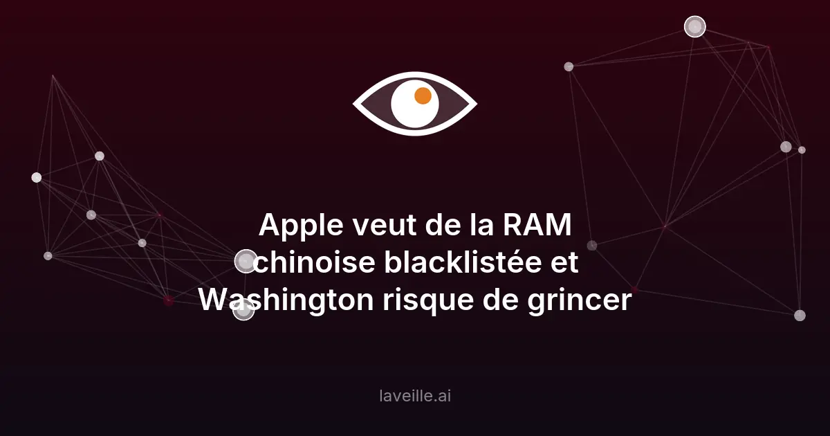 Apple veut des puces chinoises blacklistées