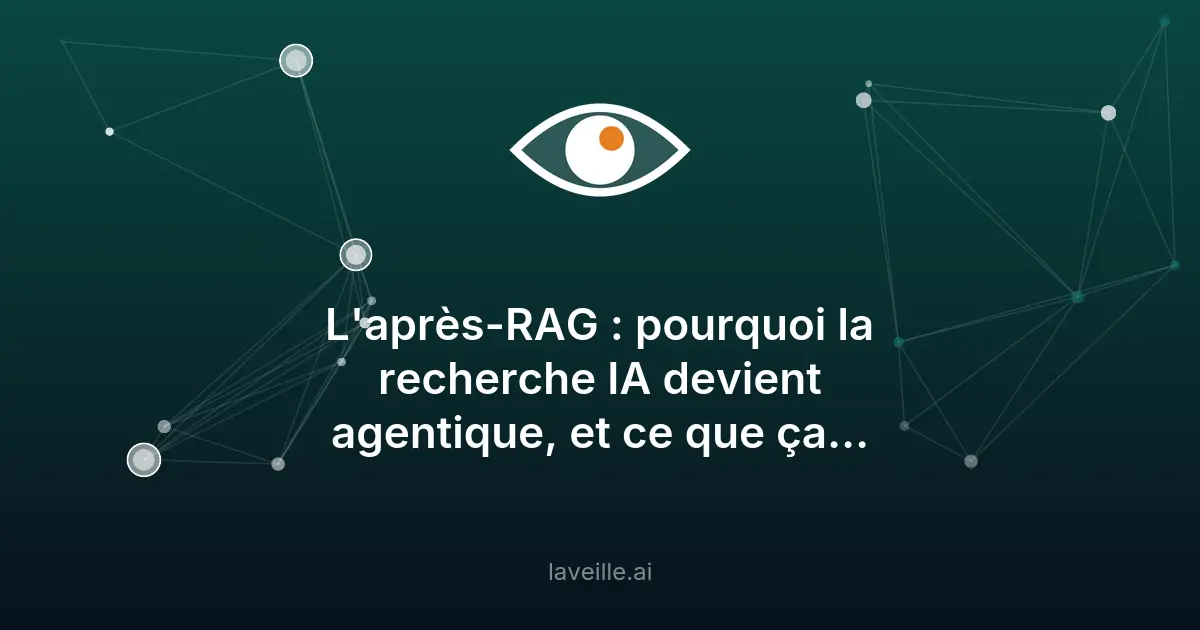 Évolution des systèmes IA : du RAG au modèle agentique