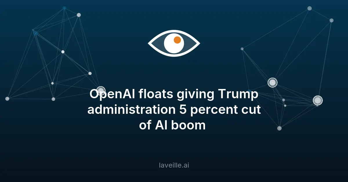 OpenAI propose 5% de parts au gouvernement US