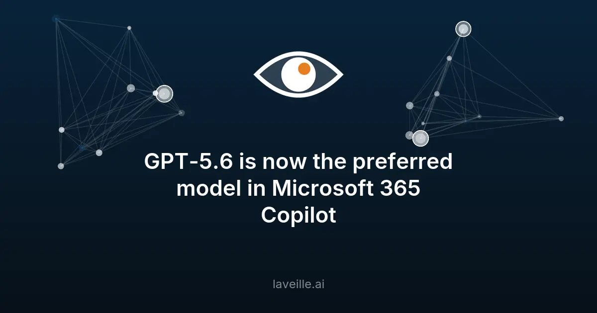 GPT-5.6 devient le modèle phare de Microsoft 365 Copilot