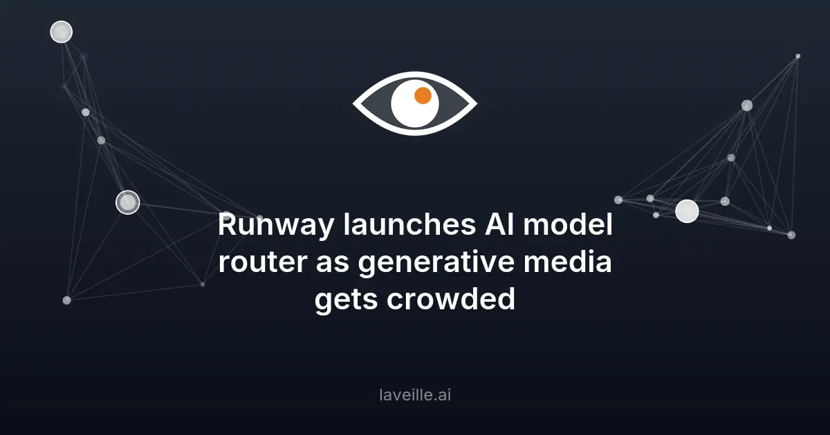 Runway lance Media Router pour l'IA générative