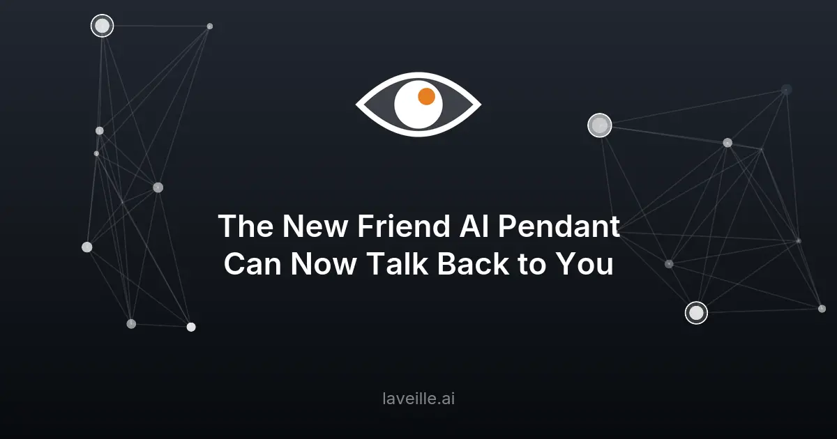 Friend : le pendentif AI parlant qui divise