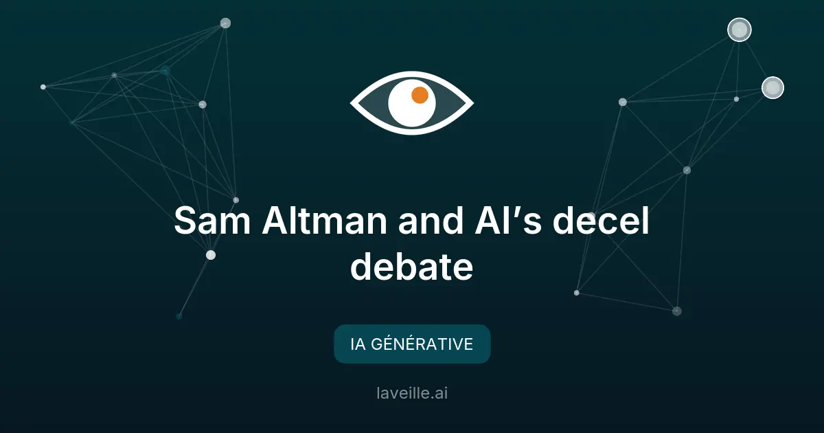 OpenAI et le débat sur le rythme de l'IA