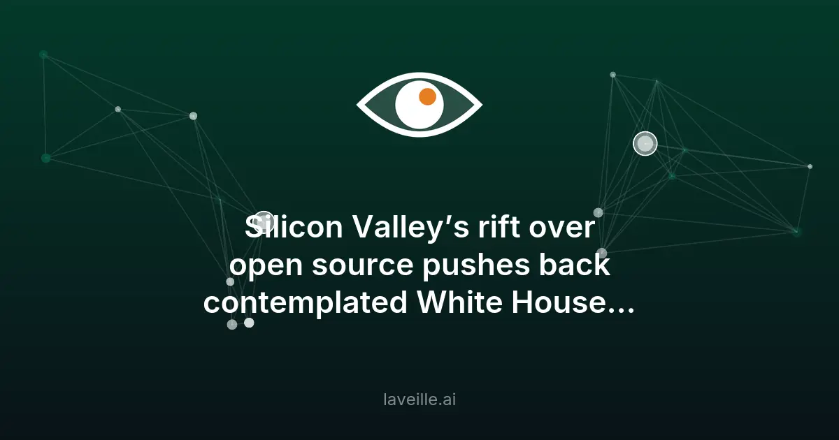 Enjeux politiques de l'IA open source : Trump recule
