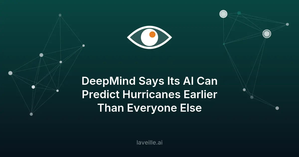 DeepMind révolutionne la prévision des ouragans avec son IA