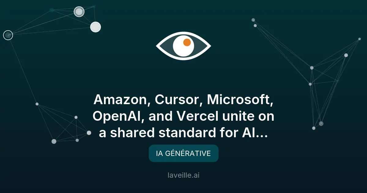 Norme ouverte pour extensions d'IA par Amazon et OpenAI
