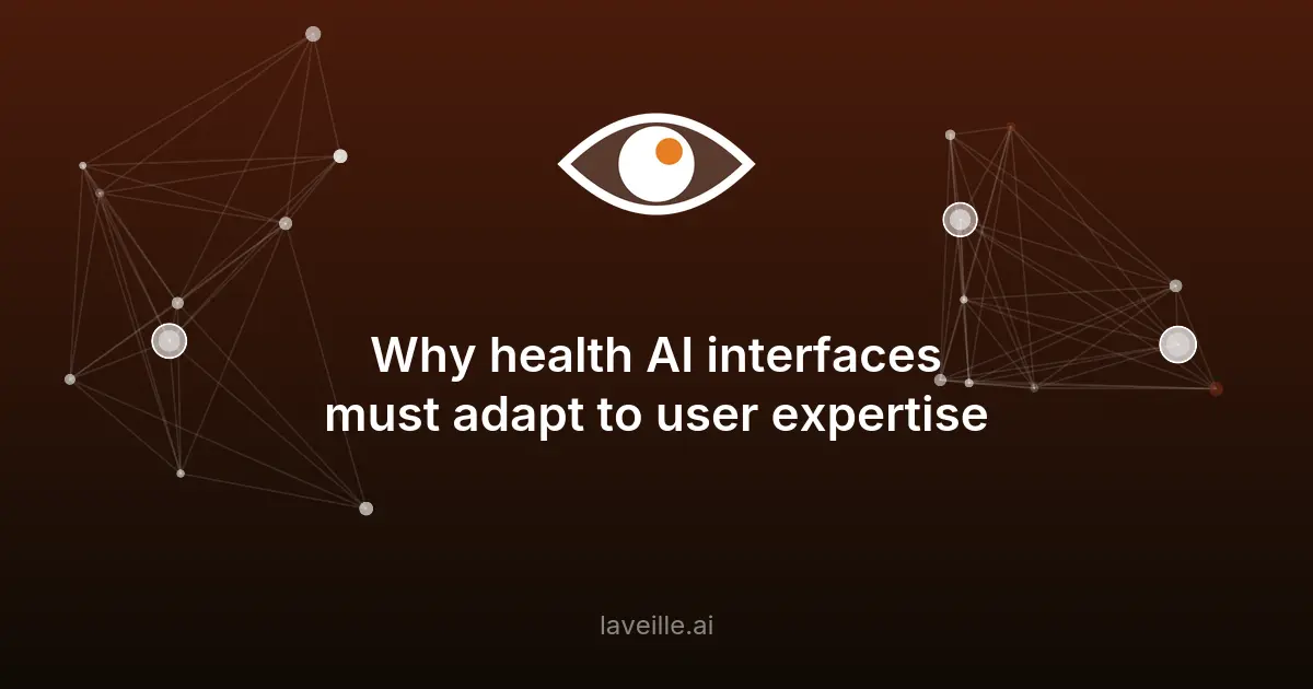 Impact des interfaces d'IA explicables en santé selon l'expertise