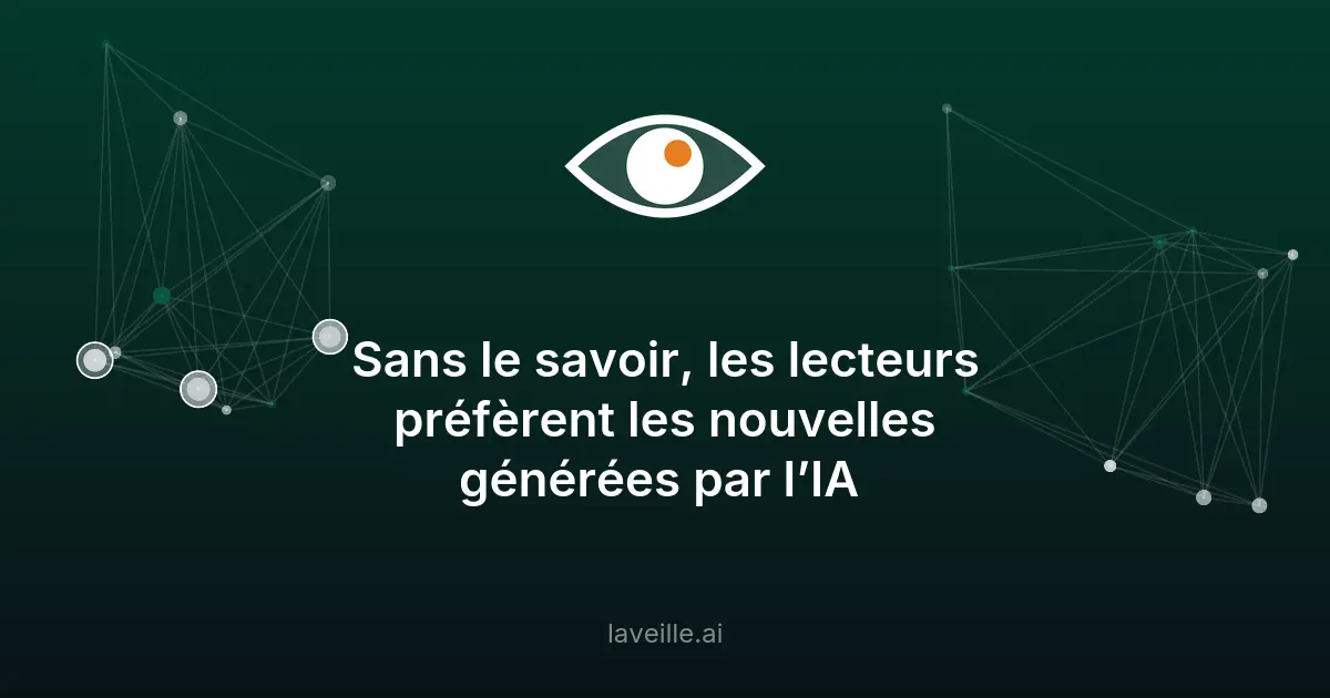 Les lecteurs préfèrent les textes générés par l'IA