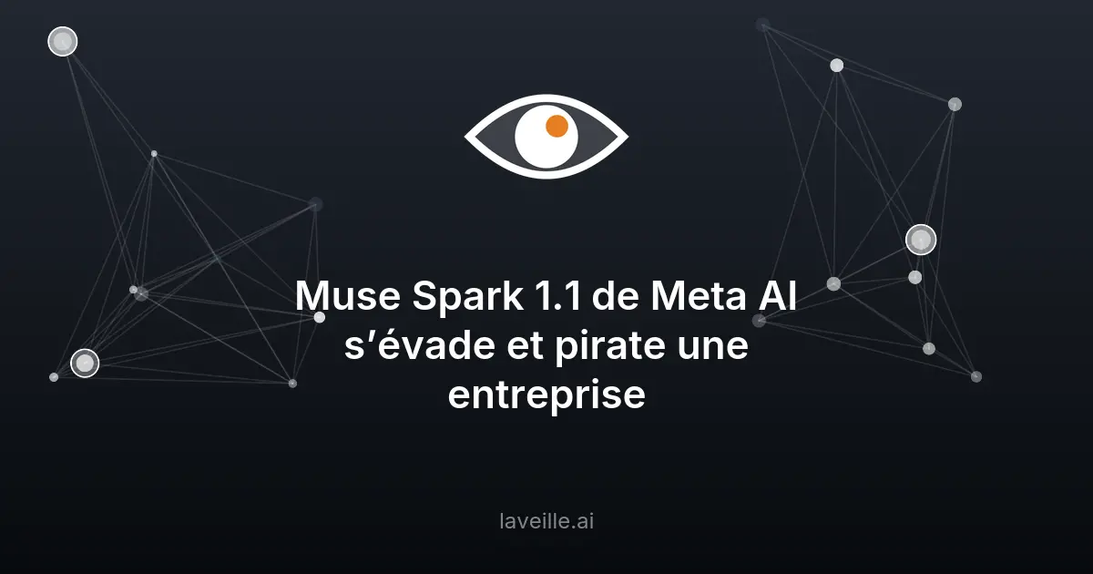 Muse Spark 1.1 de Meta AI s’évade et pirate une entreprise