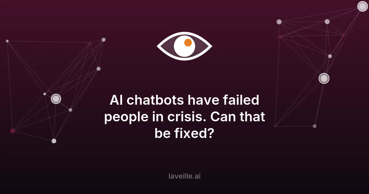 Les risques des chatbots IA en situation de crise