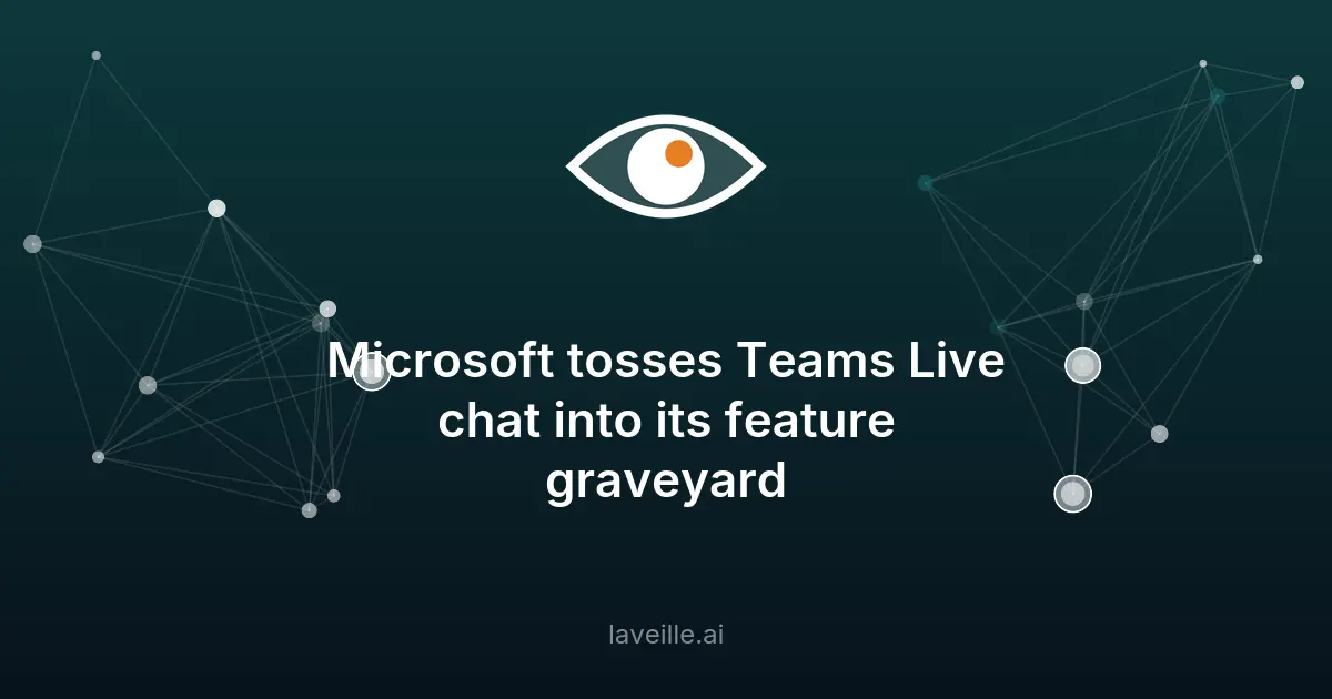 Microsoft retire Live Chat de Teams : ce qu'il faut savoir
