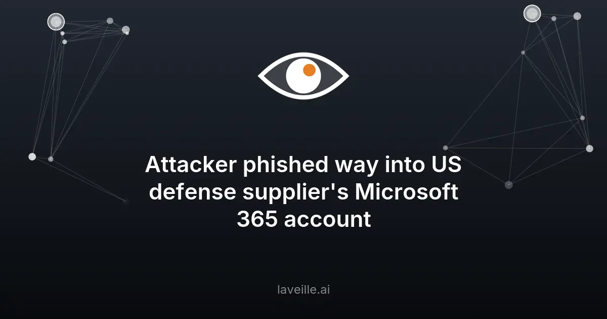 Phishing chez un fournisseur de défense US : données sensibles exposées