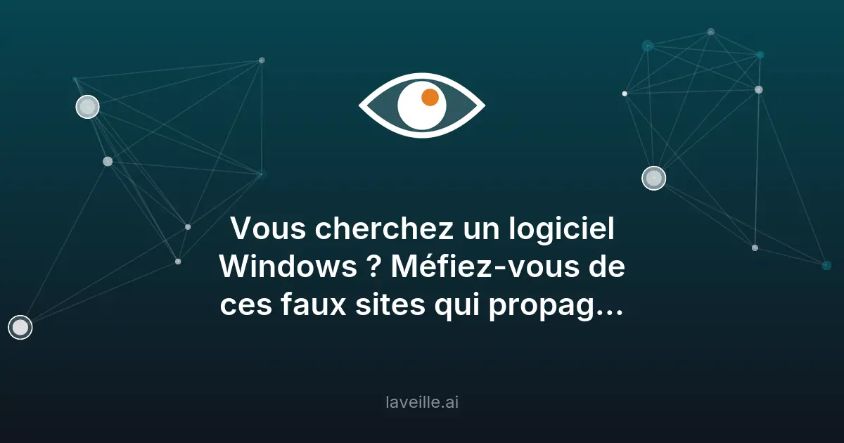 Faux sites de téléchargement Windows : une menace sérieuse